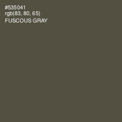 #535041 - Fuscous Gray Color Image